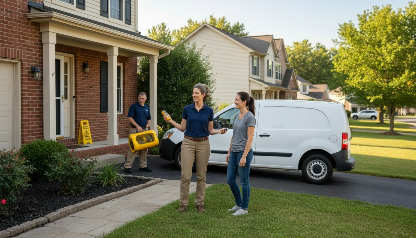 Residential water damage restoration in Silver Creek, NE